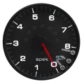 5" In-Dash Turteller, 0-8,000 Rpm, Spek-Pro, Black/Black