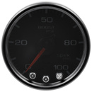 2-1/16" Boost, 0-100 Psi, Spek-Pro, Black/Black