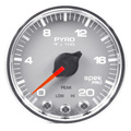 2-1/16" Pyrometer, 0-2000 °F, Spek-Pro, Silver/Chrome