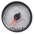 2-1/16" Drivstoff Trykk, 0-100 Psi, Spek-Pro, Silver/Black