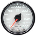 2-1/16" Oljetemperatur, 100-300 °F, Spek-Pro, White/Black