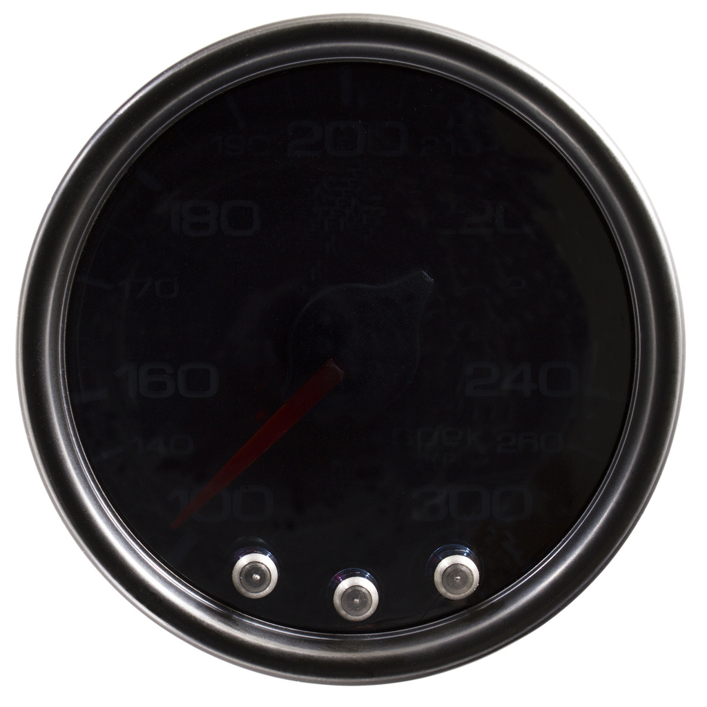 2-1/16" Oljetemperatur, 100-300 °F, Spek-Pro, Black/Black