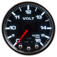 2-1/16" Voltmeter, 0-16v, Spek-Pro, Black/Black