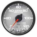2-1/16" Water Trykk, 0-120 Psi, Spek-Pro, Silver/Black