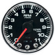 2-1/16" In-Dash Turteller, 0-11,000 Rpm, Spek-Pro, Black/Chrome