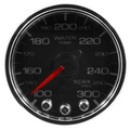 2-1/16" Vanntemperatur, 100-300 °F, Spek-Pro, Black/Chrome