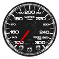 2-1/16" Vanntemperatur, 100-300 °F, Spek-Pro, Black/Chrome