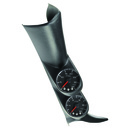 A-stolpesett, 0-35 Psi/2000 °F, 01-07 Gm Full-Size Truck, W/O Speaker, Spek-Pro, Black Dial, Black Bezel, Flat Antiglare Lens