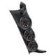 A-stolpesett, 0-35 Psi/0-2000 °F/100-300 °F, 01-07 Gm Full-Size Truck, W/O Speaker, Spek-Pro, Black Dial, Black Bezel, Flat Antiglare Lens
