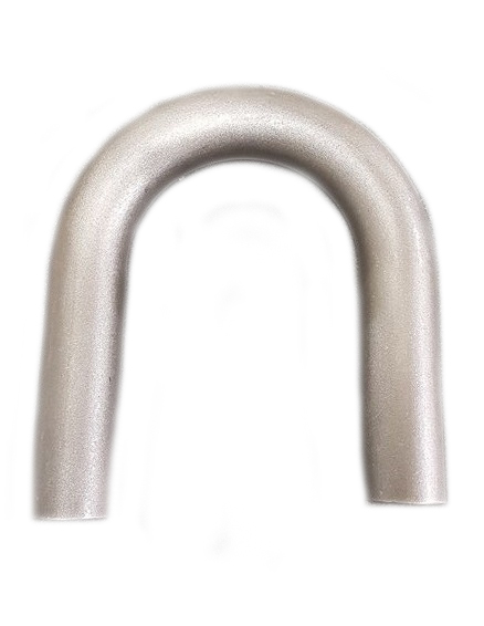 Rørbøy 42,4x2,6 svart stål - 180 grader lang radius