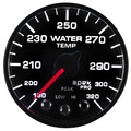 2-1/16" Vanntemperatur, 180-320 °F, Spek-Pro, Black/Black, Ecu