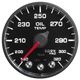 2-1/16" Oljetemperatur, 180-320 °F, Spek-Pro, Black/Black, Ecu
