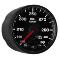 2-1/16" Oljetemperatur, 180-320 °F, Spek-Pro, Black/Black, Ecu