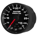 2-1/16" Water Trykk, 0-30 Psi, Spek-Pro, Black/Black, Ecu