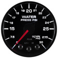 2-1/16" Water Trykk, 0-30 Psi, Spek-Pro, Black/Black, Ecu