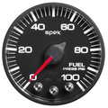 2-1/16" Drivstoff Trykk, 0-100 Psi, Spek-Pro, Black/Black, Ecu