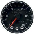 2-1/16" Drivstoff Trykk, 0-15 Psi, Spek-Pro, Black/Black, Ecu