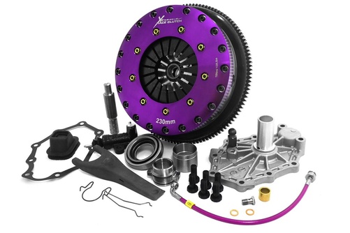 Xtreme Performance - 230mm Stum Keramisk Twin plate Clutchsett Med svinghjul 1800Nm
