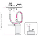 In-tank monteringssett bensinpumpe for E85