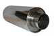 Lyddemper 3" full flyt rustfritt