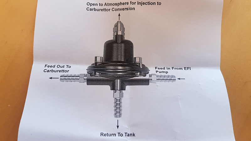Malpassi EFI for forgassert drivstofftrykkregulator