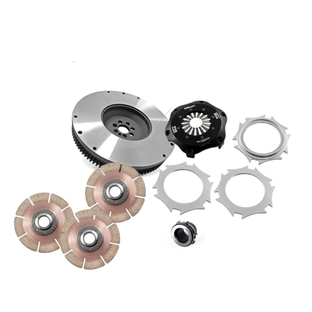 Toyota 2JZ Koblingssett 3-plater 184mm - 1650nm