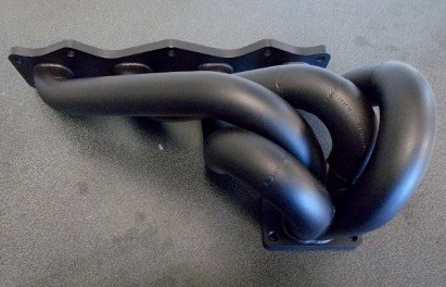 Saab 900, 9-3, 9-5 eksos manifold svart stål