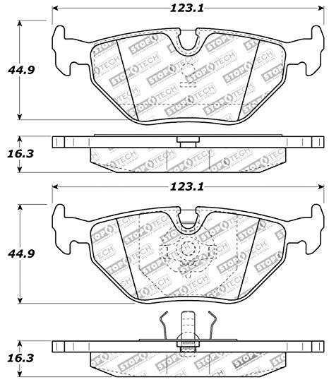 BMW 318-328 E36, E46 bak