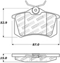 Audi TT I 1.8T 2WD (utan advarselskabel fram) bak