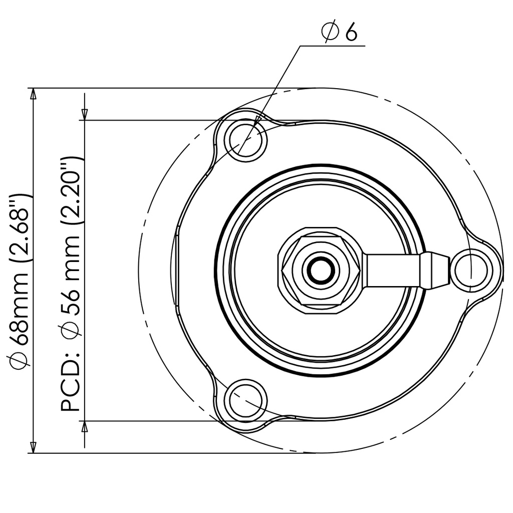 Turbosmart Kompact Shortie Dual Port KKK og EFR