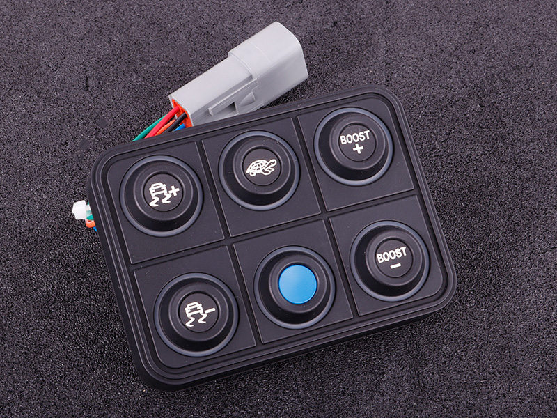 CAN-tastatur (6 knapper) med flerfarget LED