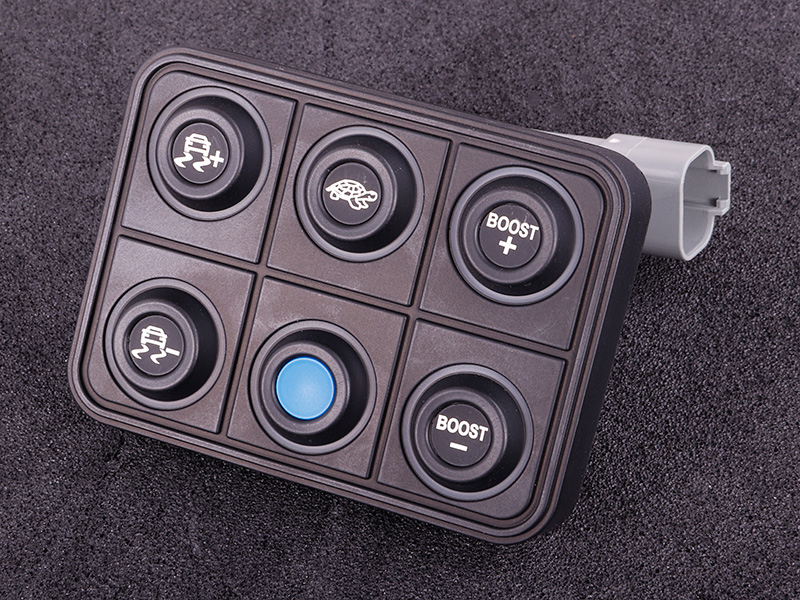 CAN-tastatur (6 knapper) med flerfarget LED
