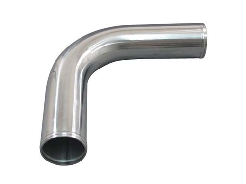 Aluminiumsrør 2,5" 90° polert
