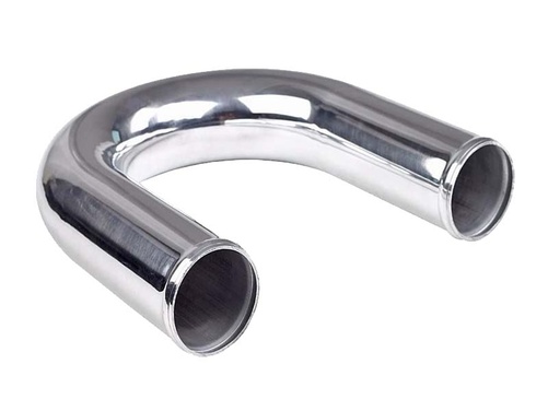 Aluminiumsrør 3,5" 180° polert