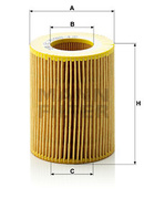 Oljefilter BMW M50, M52, M54, M56