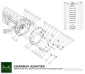 Adaperplatta girgasse BMW M50 S50 M52 M54 / N57N N57