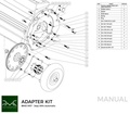 Adapterplate girkasse BMW M57