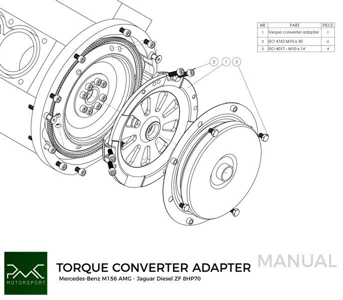 PMC converter Mercedes-Benz V8 M156 AMG