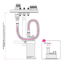 In-tank monteringssett bensinpumpe for E85
