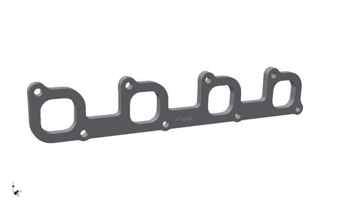 Grenrørsflens Rödmotor 8v - 10mm
