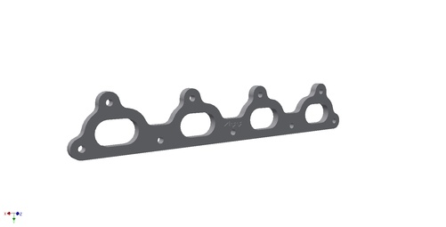 Grenrørsflens Rödmotor 16v - 10mm