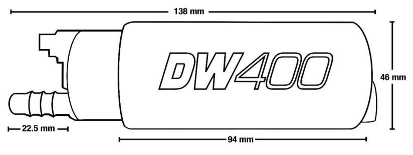 DeatschWerks In-Tank Pump DW400 L/Hr
