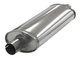 Lyddemper medium 2" full flyt rustfritt