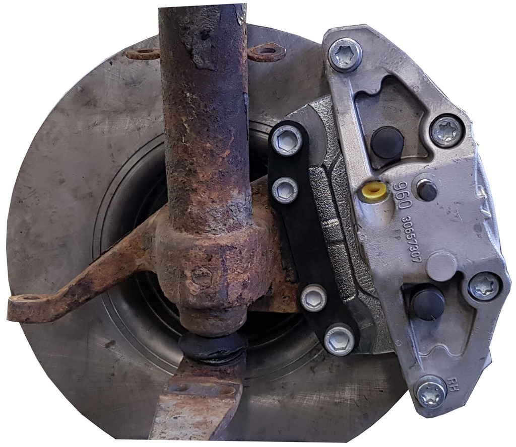 XC90 fram - Volvo 240 Bremseadapter
